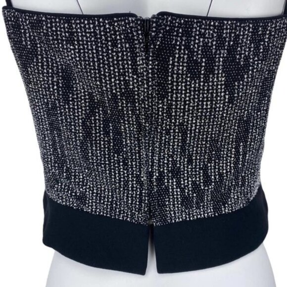 Joseph Ribkoff Shimmering Metallic  Bustier Sz 18 Rear Zip - Picture 4 of 5